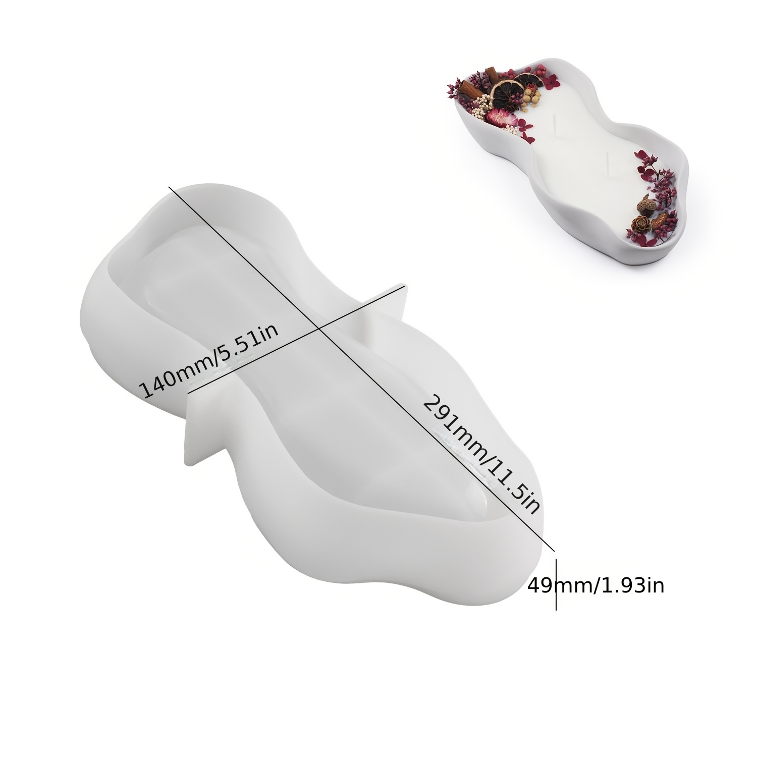 1 Large Irregular Oval Silicon - Potsticker Mold บทวิจารณ์และราคา