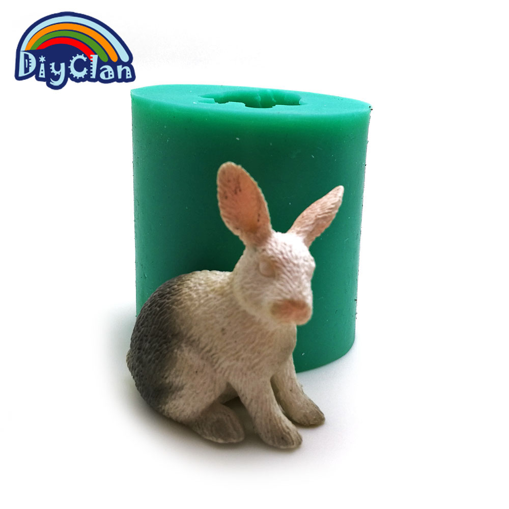 3D Simulation Rabbit Silicone  - Bunny Cake Mold บทวิจารณ์และราคา