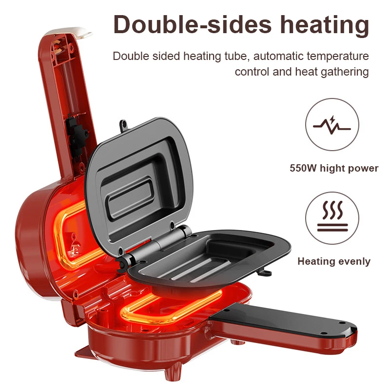 Double-Sided Seal Press Sandwi - Hot Dog Press บทวิจารณ์และราคา