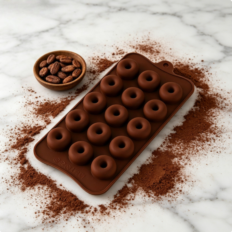 1pc donut silicone cake mold n - Donut Mold Silicone บทวิจารณ์และราคา