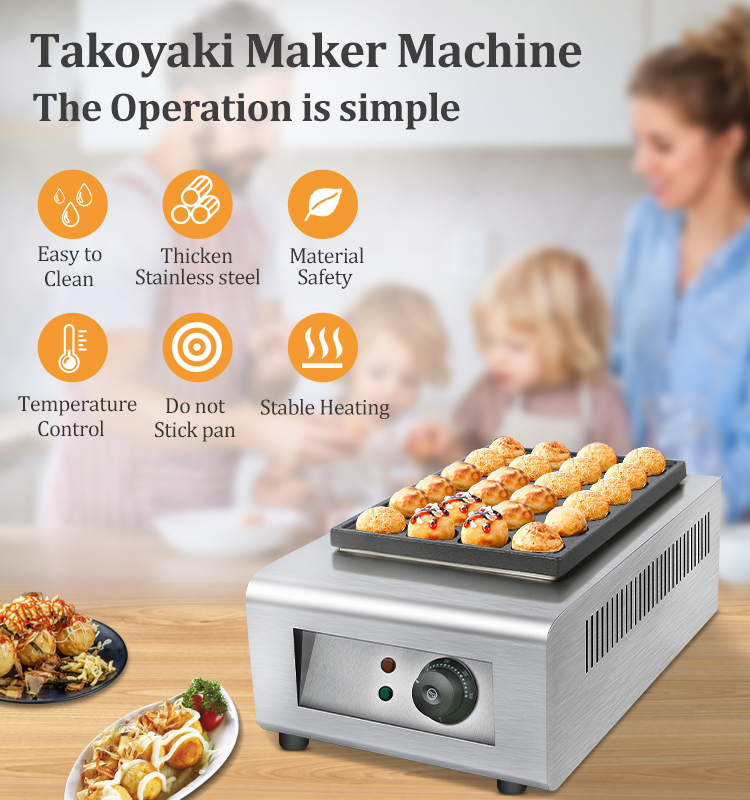 Commercial Big Power Electric  - Takoyaki Grill Plate บทวิจารณ์และราคา