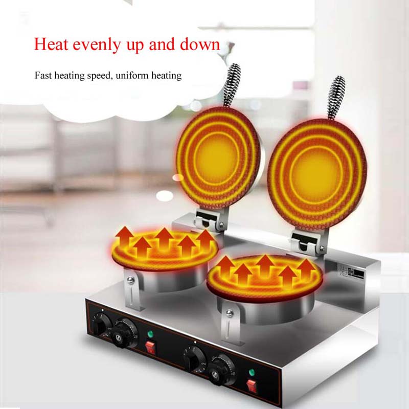 Commercial Iron Machine New Co - Waffle Cone Maker บทวิจารณ์และราคา