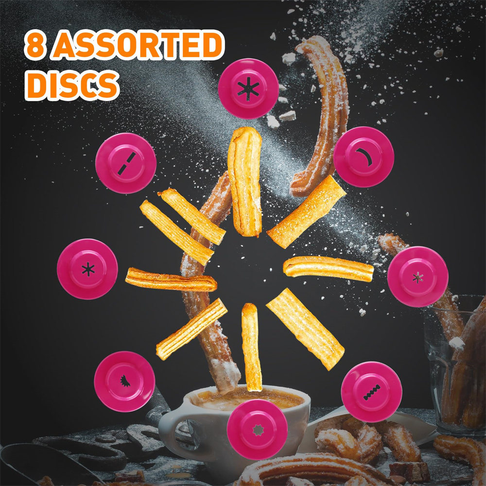 1pc DIY Manual Cookie Press Ma - Churros Maker Gun บทวิจารณ์และราคา
