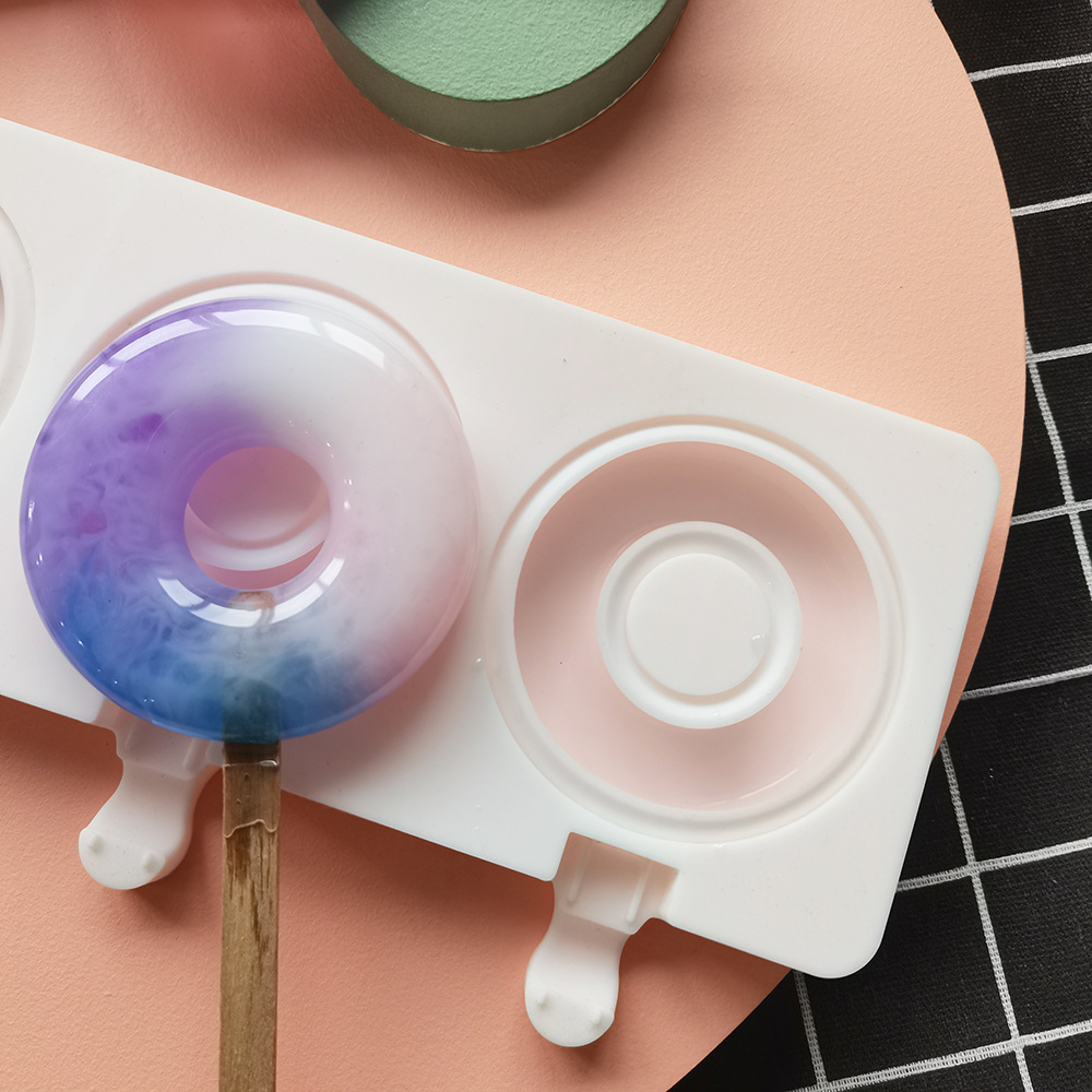 Large Donut 4 Cavity Ice Cream - Donut Mold Silicone บทวิจารณ์และราคา