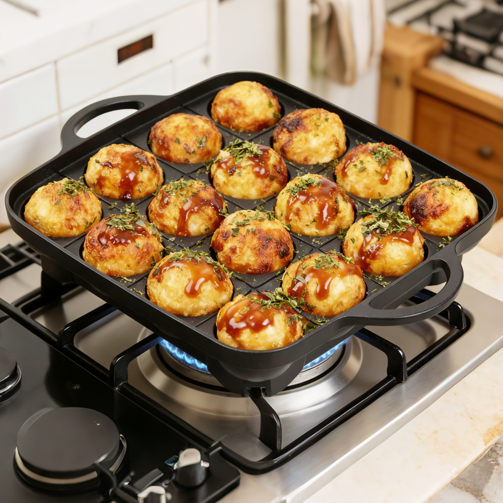 Takoyaki Pan 16 Hole Octopus B - Takoyaki Grill Plate บทวิจารณ์และราคา