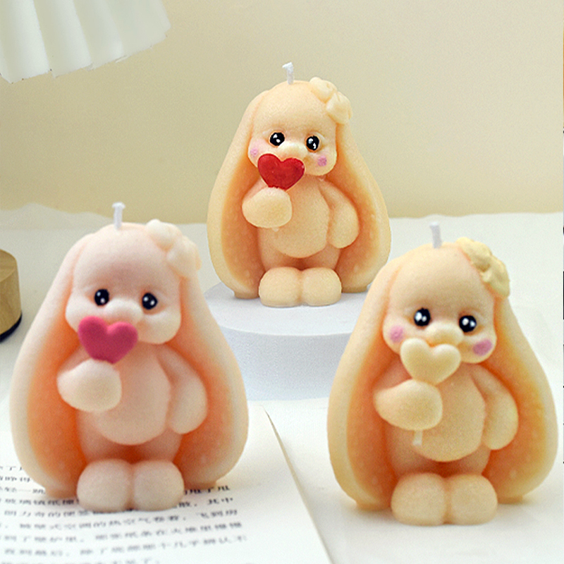 3D Long-eared Rabbit Silicone  - Bunny Cake Mold บทวิจารณ์และราคา