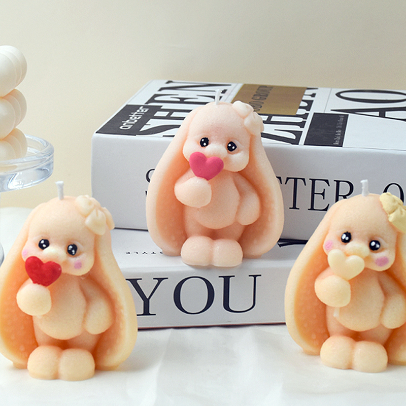 3D Long-eared Rabbit Silicone  - Bunny Cake Mold บทวิจารณ์และราคา