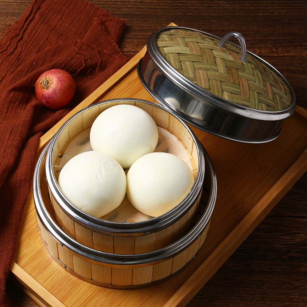 Dim Sum Bao Buns Bamboo Lid St - Bao Steamer Bamboo บทวิจารณ์และราคา