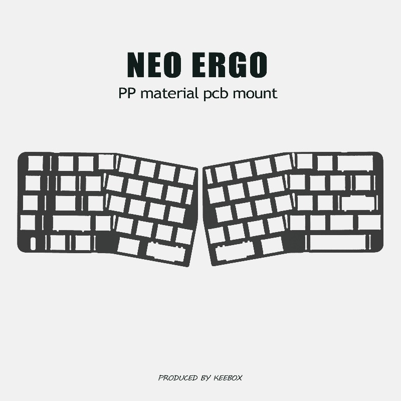 Neo Ergo Keyboard Positioning  - Crepe Pan Carbon บทวิจารณ์และราคา