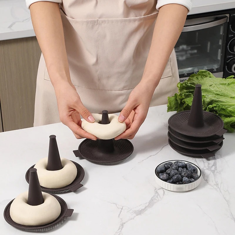 6Pcs Cake Moulds Bread Donut T - Donut Mold Silicone บทวิจารณ์และราคา