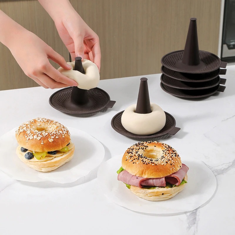 6Pcs Cake Moulds Bread Donut T - Donut Mold Silicone บทวิจารณ์และราคา