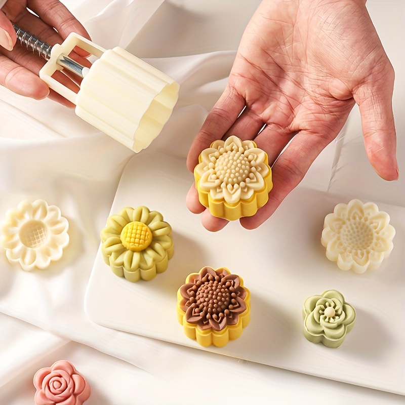 Sunflower Flowers Moon Cake Mo - Bunny Cake Mold บทวิจารณ์และราคา