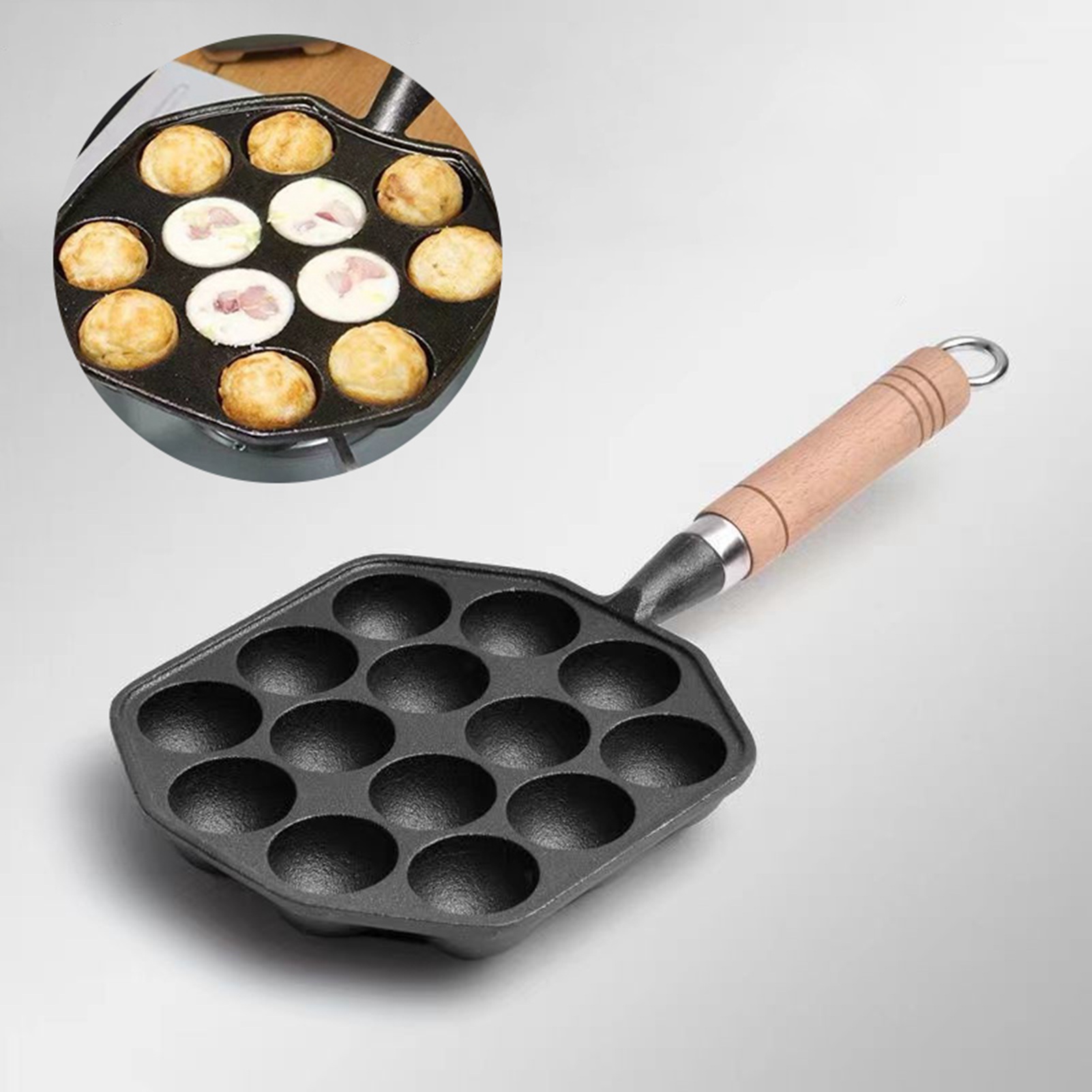14 Holes Takoyaki Pan Nonstick - Mini Pancake Griddle บทวิจารณ์และราคา
