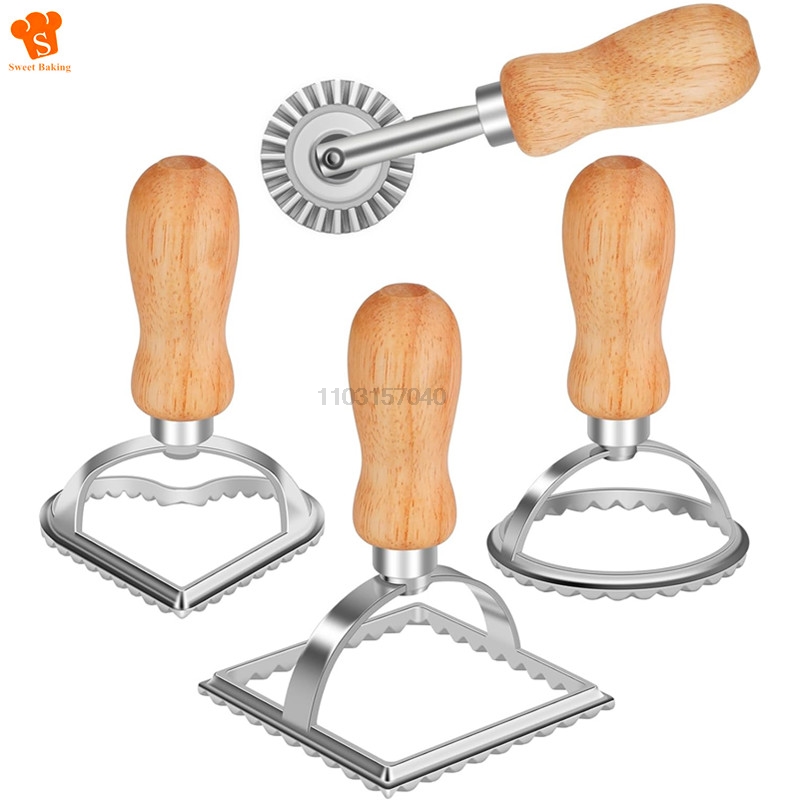 3/4Pcs Manual Pasta Molds Set  - Dumpling Press Set บทวิจารณ์และราคา