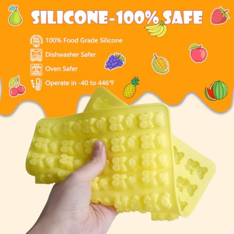 Gummy Bear Molds Silicone 37PC - Donut Mold Silicone บทวิจารณ์และราคา