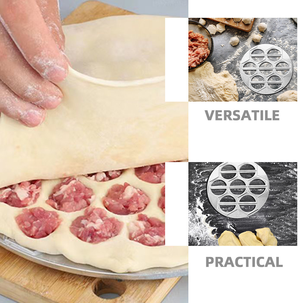2Pcs Dumpling Mold Aluminum Al - Dumpling Press Set บทวิจารณ์และราคา