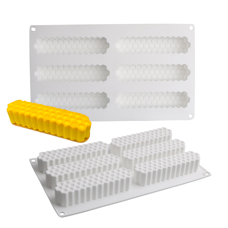6-Cell Long Strip Honeycomb De - Bunny Cake Mold บทวิจารณ์และราคา