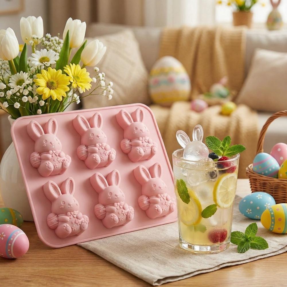 Easter Ice Tray Mold Easter Bu - Bunny Cake Mold บทวิจารณ์และราคา