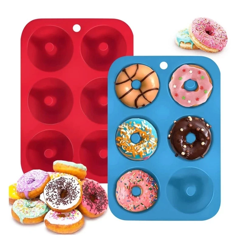 6 Holes Silicone Donut Mold Ba - Donut Mold Silicone บทวิจารณ์และราคา