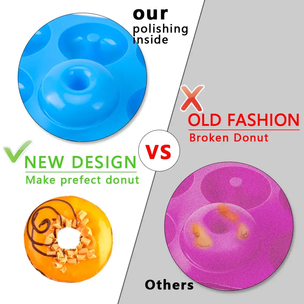 6 Holes Silicone Donut Mold Ba - Donut Mold Silicone บทวิจารณ์และราคา