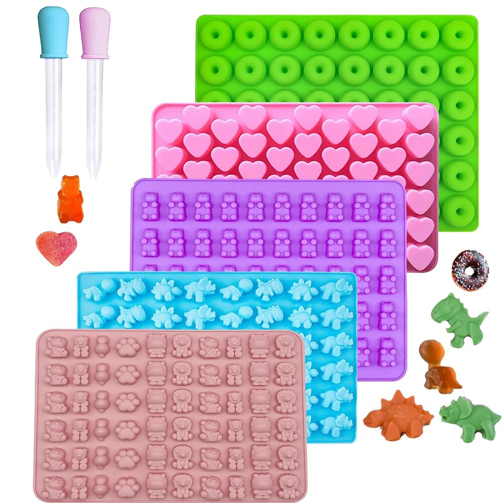 Gummy Bear Molds Silicone Mini - Donut Mold Silicone บทวิจารณ์และราคา