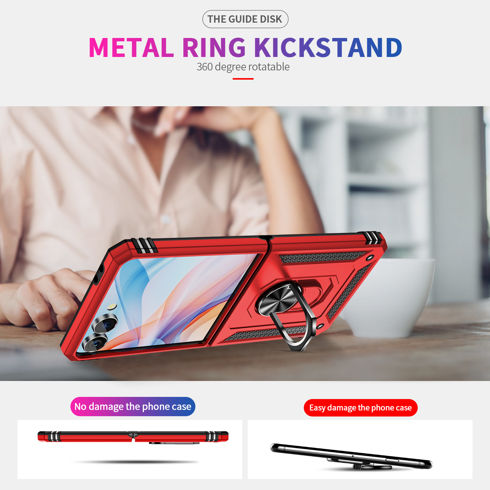 Military-grade Shockproof Phon - Taco Stand Holder บทวิจารณ์และราคา
