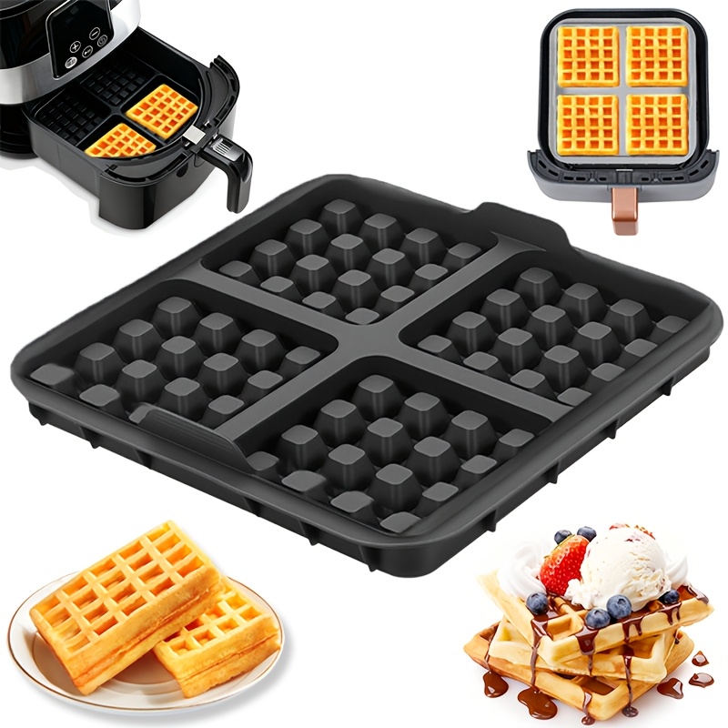 Square Waffle Mold, Non-Stick  - Egg Waffle Pan บทวิจารณ์และราคา