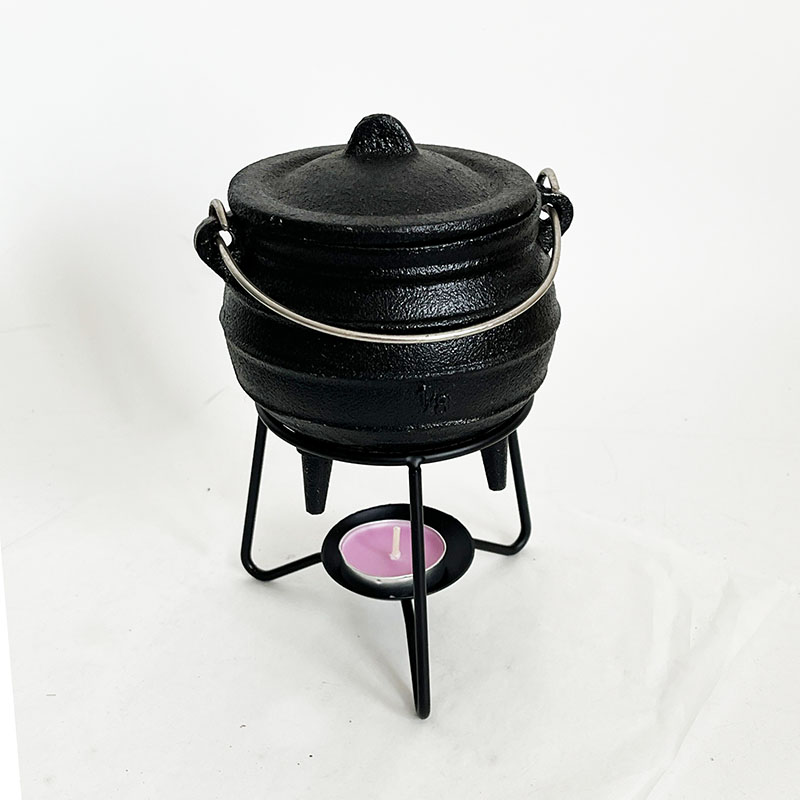 Medium 1/8# Cast Iron Cauldron - Cast Iron Corn บทวิจารณ์และราคา