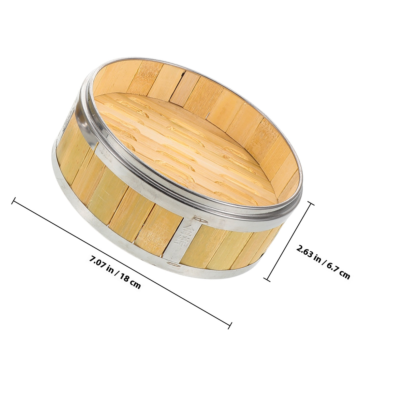 18Cm Handmade Bamboo Steamer B - Bao Steamer Bamboo บทวิจารณ์และราคา