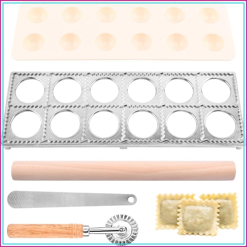 12-Hole Ravioli Press Mold Set - Dumpling Press Set บทวิจารณ์และราคา