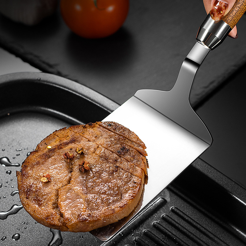 304 Stainless Steel Steak Spat - Okonomiyaki Spatula บทวิจารณ์และราคา