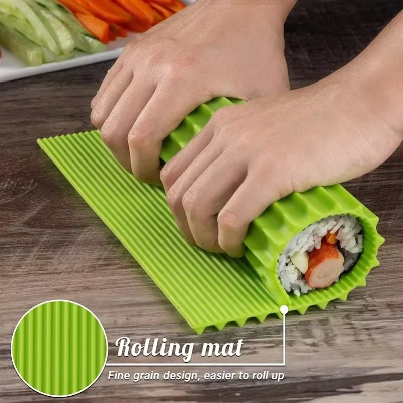 Reusable Silicone Sushi Roller - Spring Roll Wrapper บทวิจารณ์และราคา