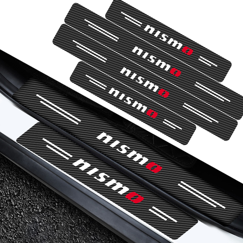 4Pcs Car Door Threshold Carbon - Crepe Pan Carbon บทวิจารณ์และราคา