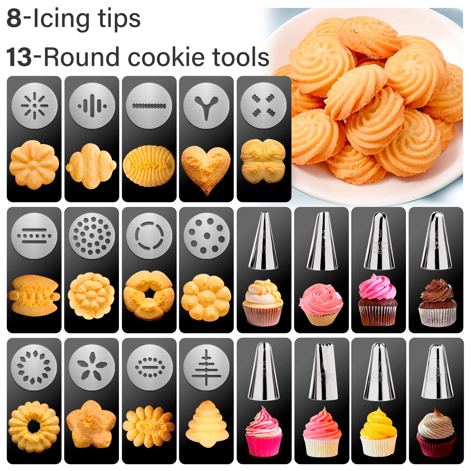 Cookie Maker Machine Stainless - Churros Maker Gun บทวิจารณ์และราคา