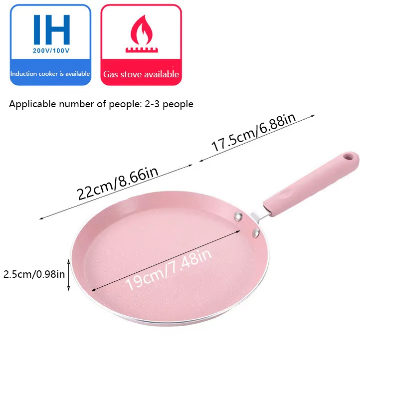 1 Non Stick Pink Frying Pan Fo - Egg Waffle Pan บทวิจารณ์และราคา