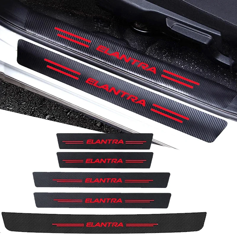 Car Front Rear Door Threshold  - Crepe Pan Carbon บทวิจารณ์และราคา