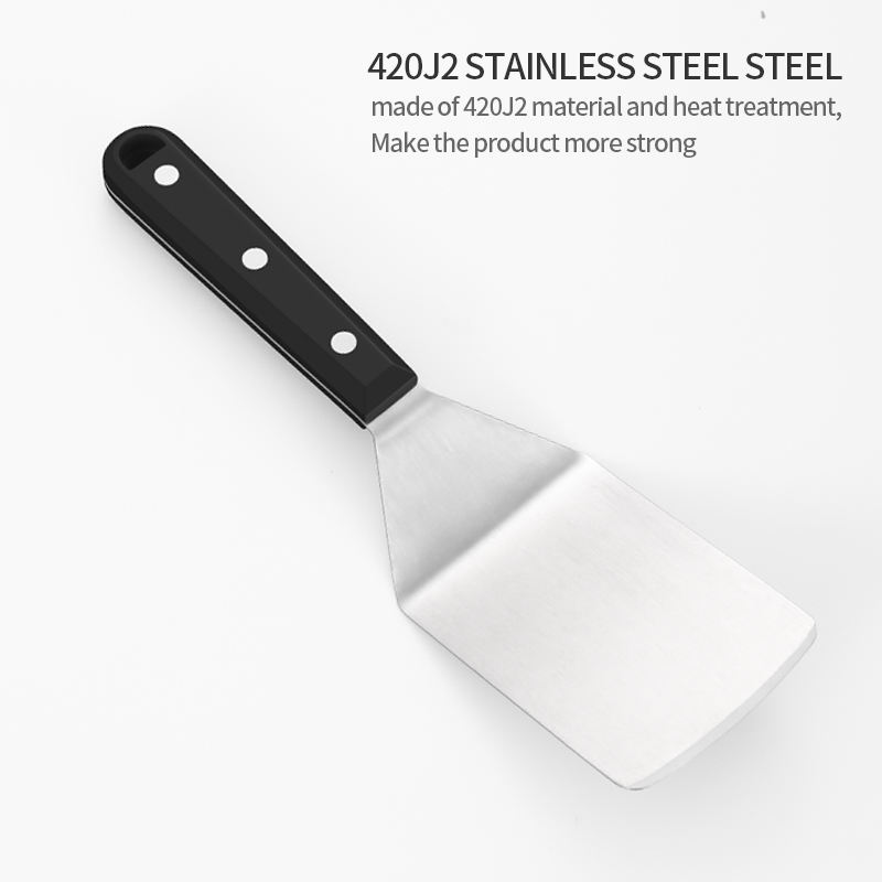 stainless steel Griddle spatul - Okonomiyaki Spatula บทวิจารณ์และราคา