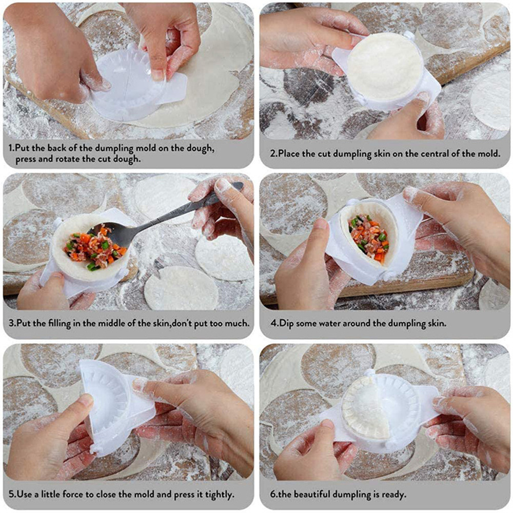 4 Size Dumpling Mold DIY Press - Dumpling Press Set บทวิจารณ์และราคา