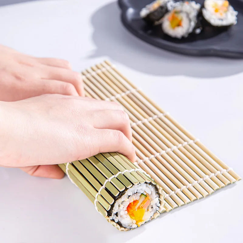DIY Bamboo Sushi Maker Rolling - Spring Roll Wrapper บทวิจารณ์และราคา