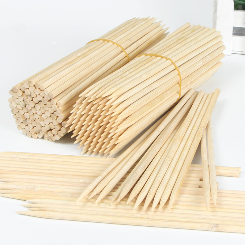20/30/40cm x 5mm Bamboo Wooden - Corn Dog Stick บทวิจารณ์และราคา