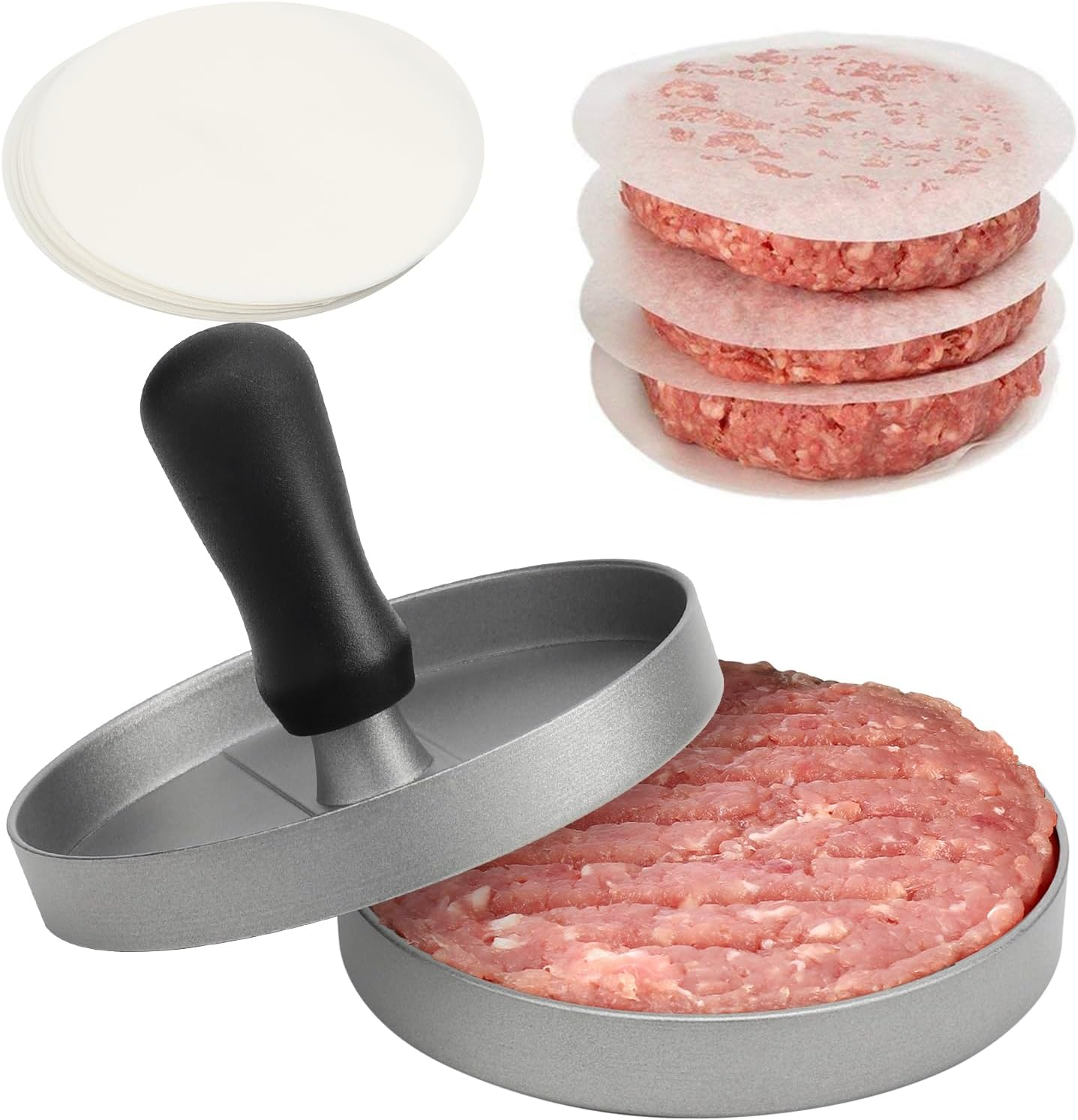 Burger Press Hamburger Meat To - Hot Dog Press บทวิจารณ์และราคา