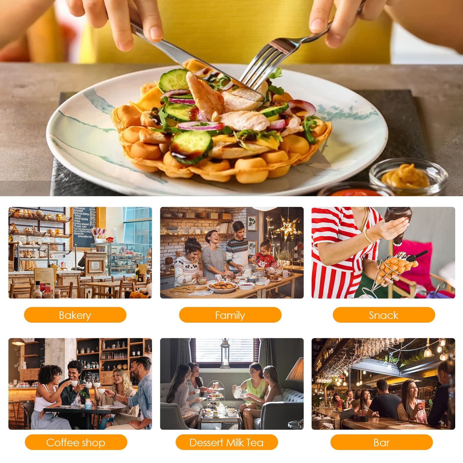 New Household Electric Non-Sti - Waffle Cone Maker บทวิจารณ์และราคา