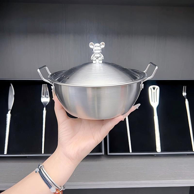 201 Stainless Steel Salad Bowl - Dim Sum Basket บทวิจารณ์และราคา