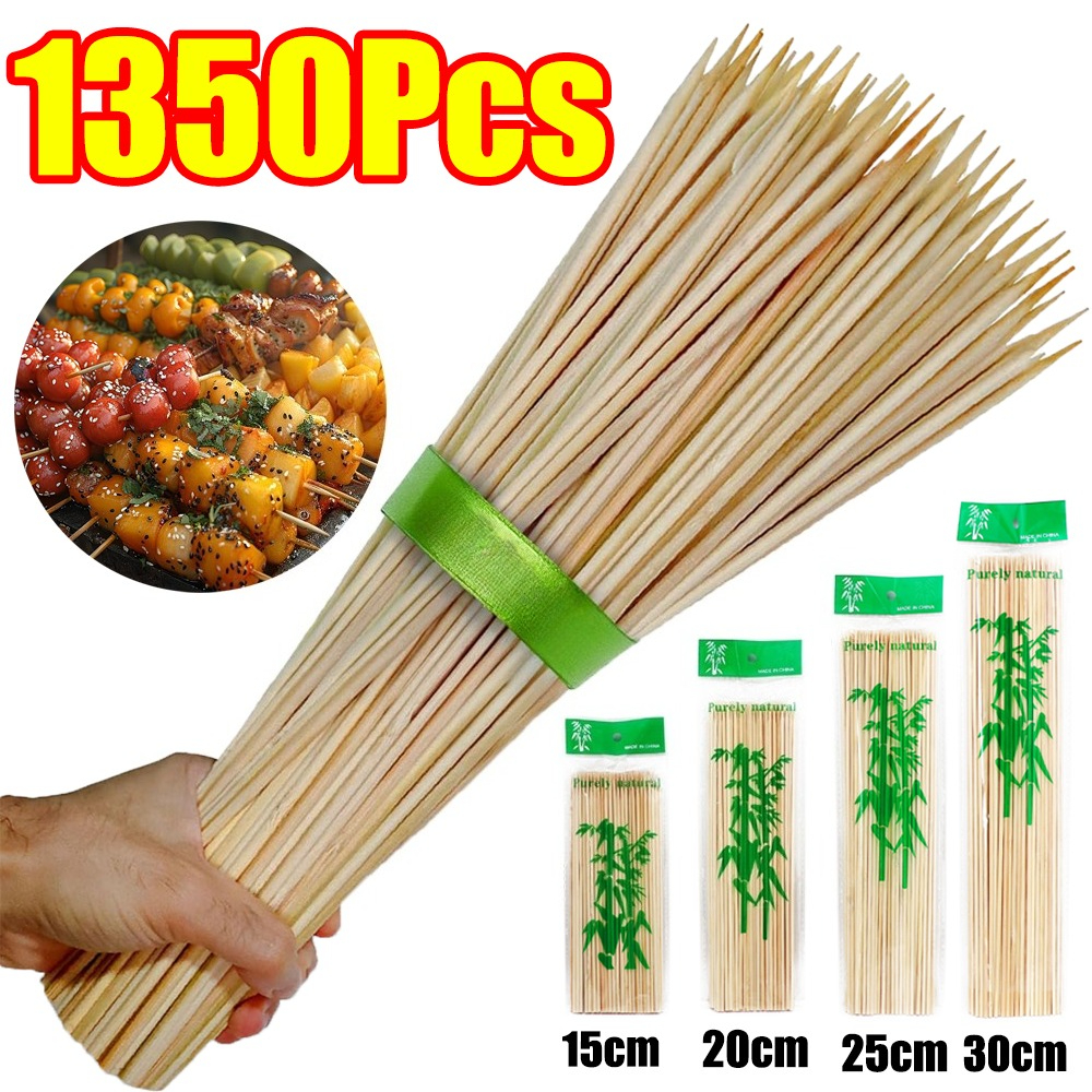 90-1350Pcs BBQ Bamboo Sticks D - Corn Dog Stick บทวิจารณ์และราคา