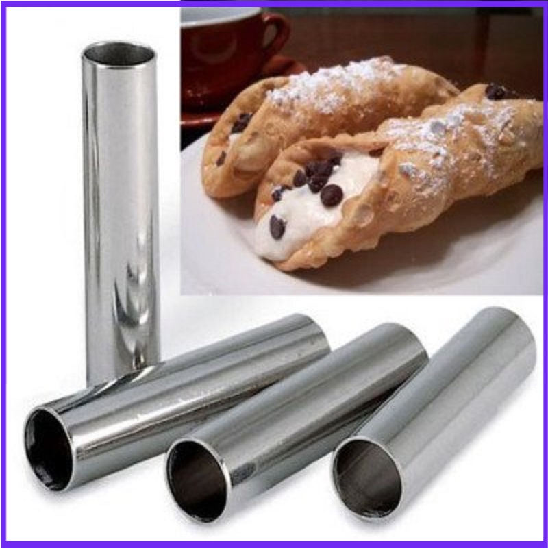 Alluminum Cannoli Forms, 4 Tub - Danish Pancake Pan บทวิจารณ์และราคา