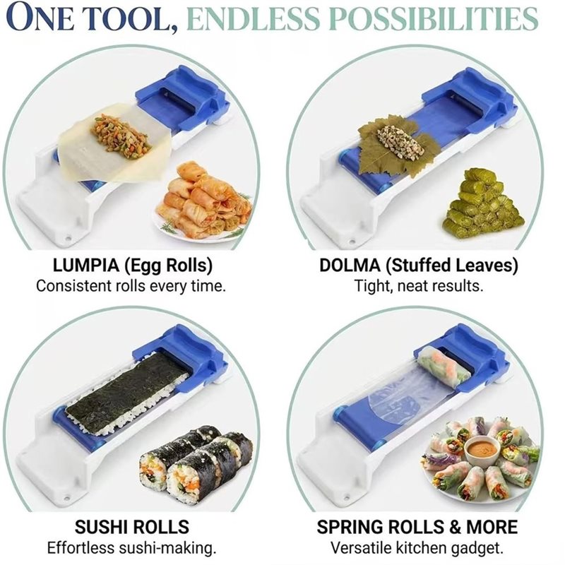 ABDJ-Dolma Maker Manual Vegeta - Spring Roll Wrapper บทวิจารณ์และราคา