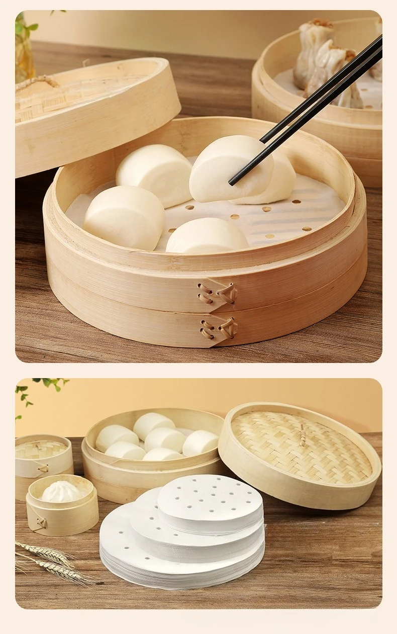 100Pcs Food Grade Disposable S - Bao Steamer Bamboo บทวิจารณ์และราคา