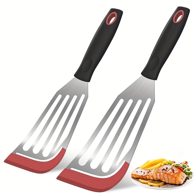Stainless steel silicone spatu - Okonomiyaki Spatula บทวิจารณ์และราคา