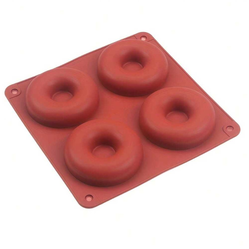 1PC 4 Holes Donut Silicone Mol - Donut Mold Silicone บทวิจารณ์และราคา