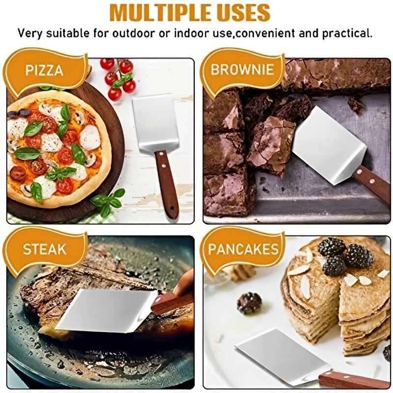 1pc, Brownie Spatula, Metal Br - Okonomiyaki Spatula บทวิจารณ์และราคา